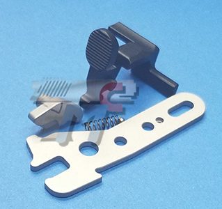 G&P Stainless Steel Bolt Stopper Upgrade Kit for Marui M4 MWS Gas Blow Back - Click Image to Close